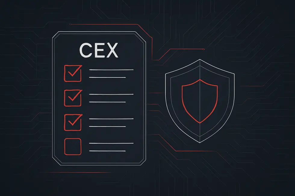 中央集権型取引所の構造とユーザーの関係を示すイラスト。