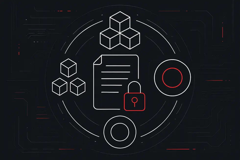 DAOの非中央集権ネットワーク構造を表現したイメージ