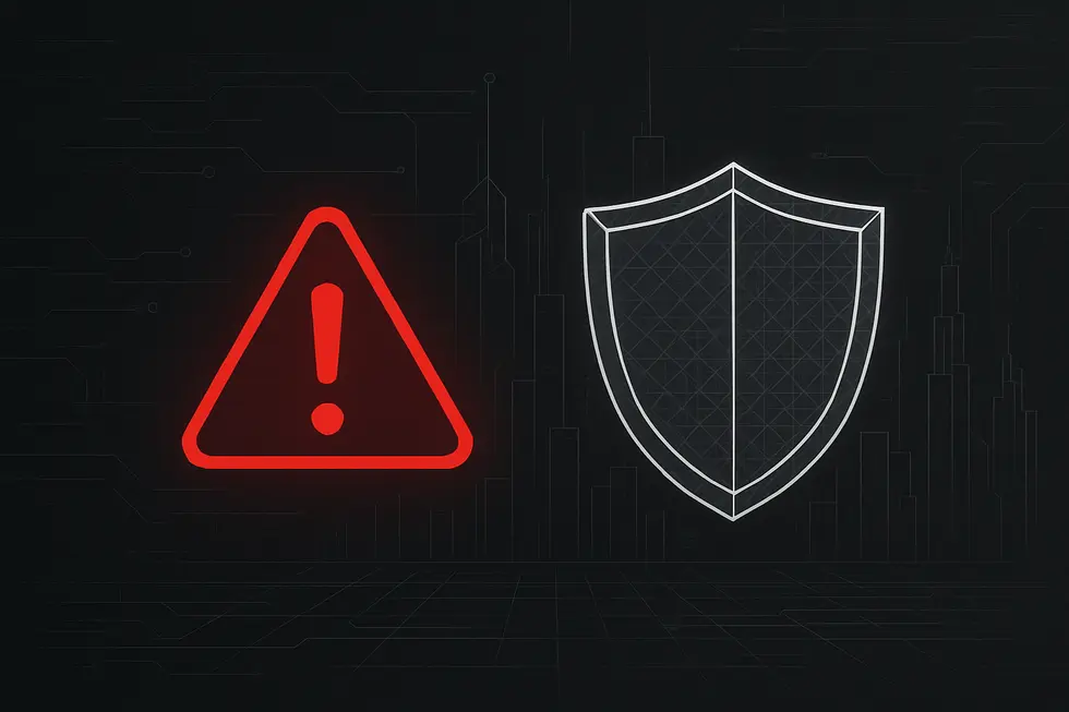 NFTの特徴を象徴するデジタルアートとブロックチェーンのイメージ。