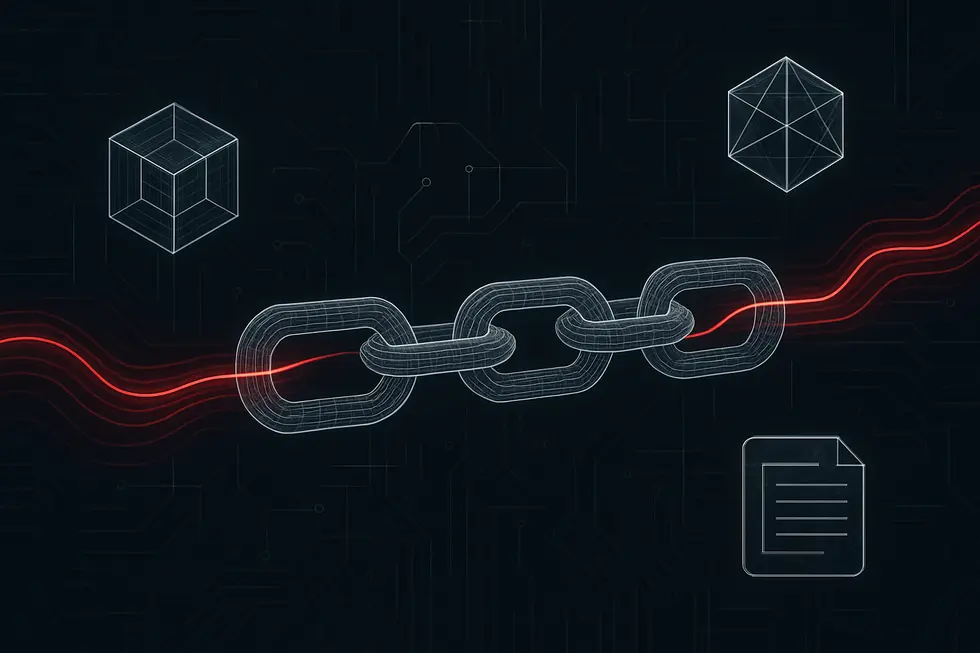 スマートコントラクトによるデジタル契約と2人の人物